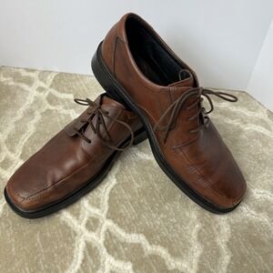 Bostonian Brown Leather Dress Shoes Men's Size 13M Pod Comfort Used